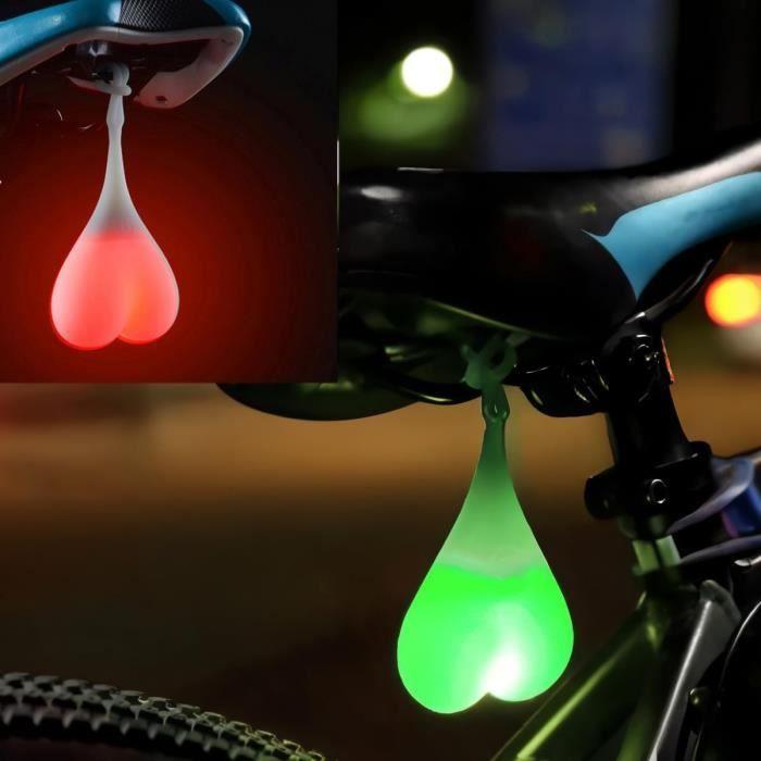 Feux arrière de Boule de vélo,2PCS lumières d avertissement,Lampe d oeuf LED Essentielle de Nuit, imperméable - Rouge,Vert
Feux arrière de Boule de vélo,2PCS lumières d avertissement,Lampe d oeuf LED Essentielle de Nuit, imperméable - Rouge,Vert