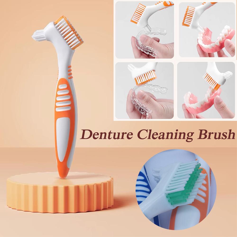 Denture Cleaning Brush With Non-slip Handle 2 Side Antibacterial Toothbrush Multi-Layer Bristle False Teeth Brush Oral Care Tool синій
Denture Cleaning Brush With Non-slip Handle 2 Side Antibacterial Toothbrush Multi-Layer Bristle False Teeth Brush Oral Care Tool синій