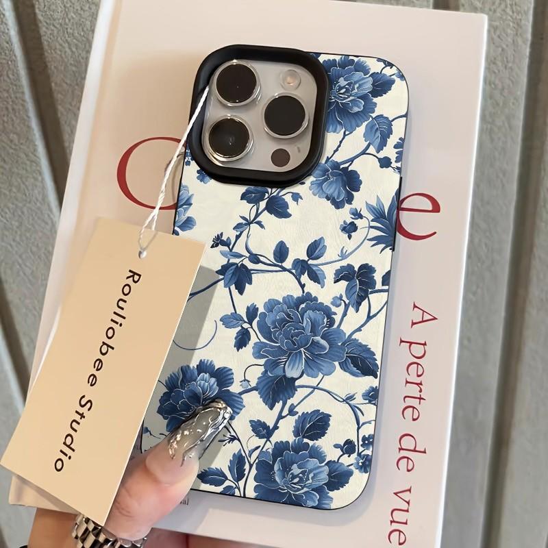Vintage Blue and White Porcelain Floral Pattern Design Protective Cover for iPhone 17 16 15 14 13 12 11 16E Series Pro Max Plus iphone 15
Vintage Blue and White Porcelain Floral Pattern Design Protective Cover for iPhone 17 16 15 14 13 12 11 16E Series Pro Max Plus iphone 15