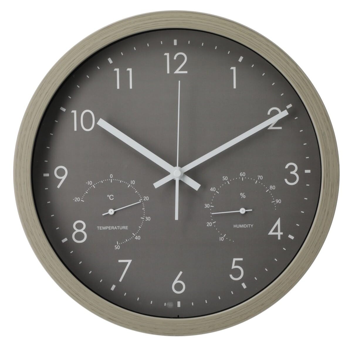 Nitori Deco Home Silent Second Hand with Temperature and Hygrometer Hanging Clock 30QT FR887 Gray NITORI 5819057 серый
Nitori Deco Home Silent Second Hand with Temperature and Hygrometer Hanging Clock 30QT FR887 Gray NITORI 5819057 серый