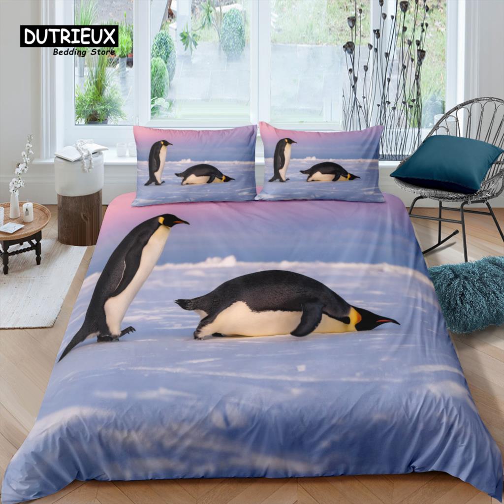 Home Living Luxury 3D Penguin Bedding Set Kids Duvet Cover Pillowcase Kids Bedding Set Queen and King EU/US/AU/UK Size EU single(135x200cm)
Home Living Luxury 3D Penguin Bedding Set Kids Duvet Cover Pillowcase Kids Bedding Set Queen and King EU/US/AU/UK Size EU single(135x200cm)