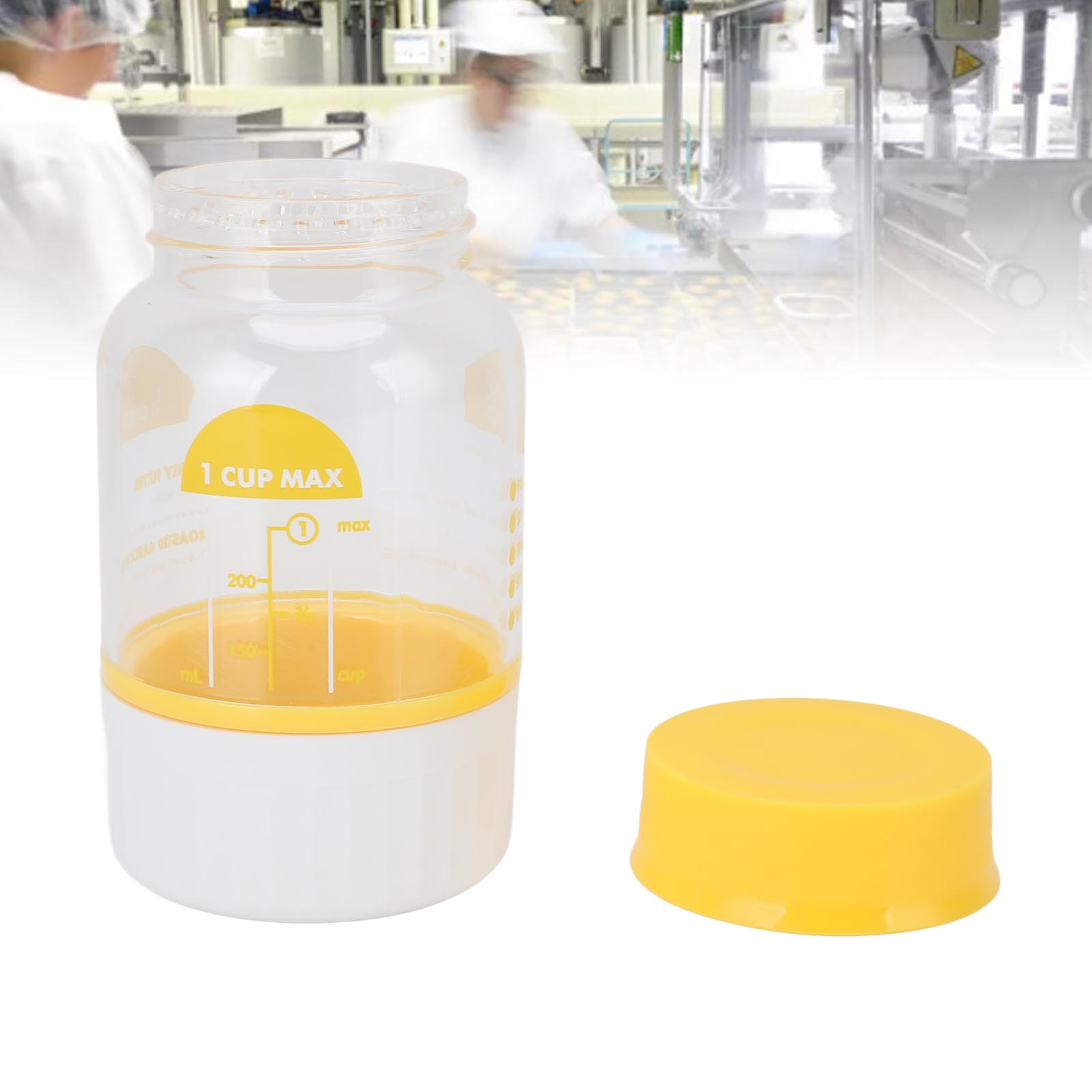 Butter Maker Cup Plastic Multifunctional Cream Separator Butter Making Bottle for Kitchen Cooking Baking
Butter Maker Cup Plastic Multifunctional Cream Separator Butter Making Bottle for Kitchen Cooking Baking
