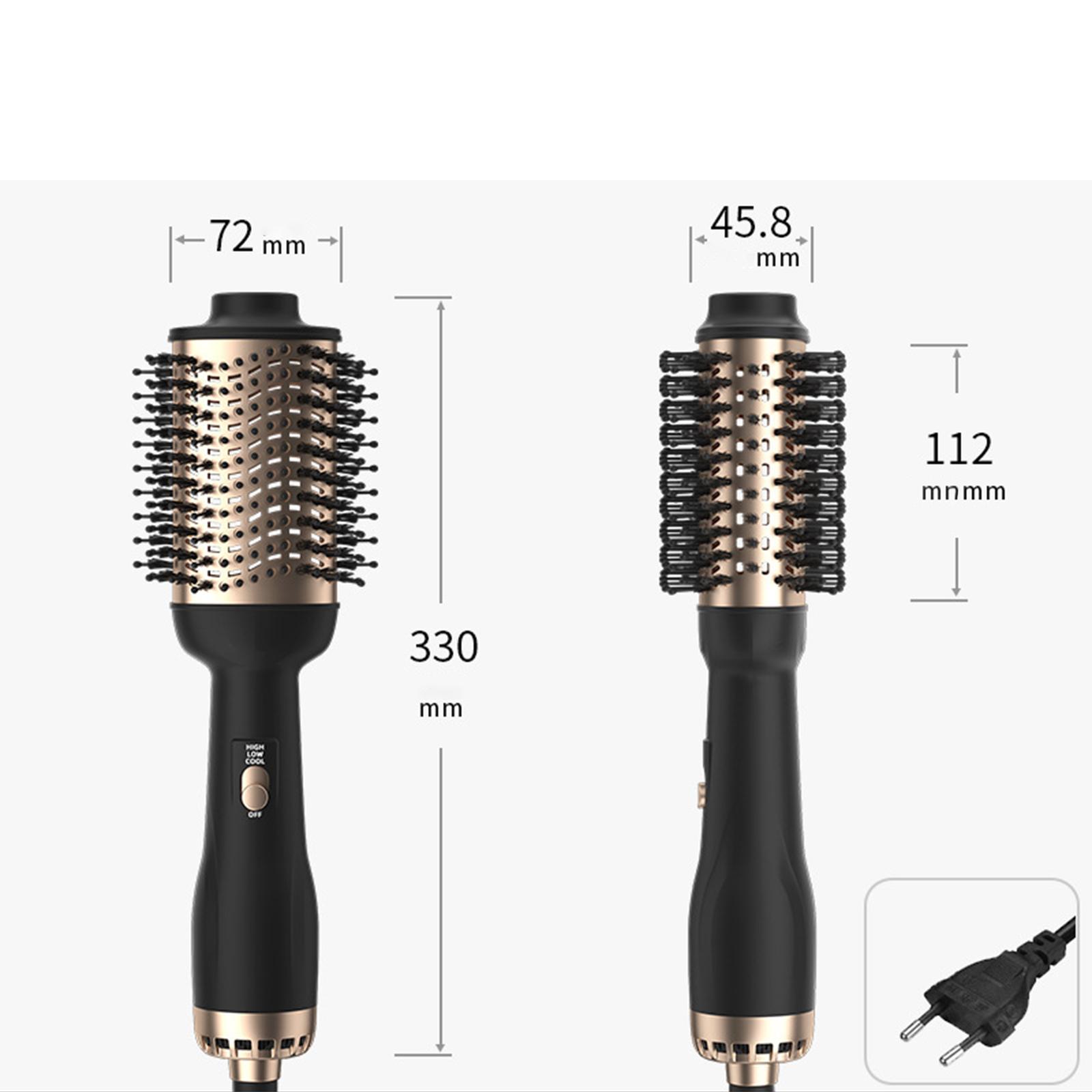 Мощный фен-расческа 1000 Вт для домашнего использования, расческа с горячим воздухом для завивки и выпрямления волос EU plug
Мощный фен-расческа 1000 Вт для домашнего использования, расческа с горячим воздухом для завивки и выпрямления волос EU plug