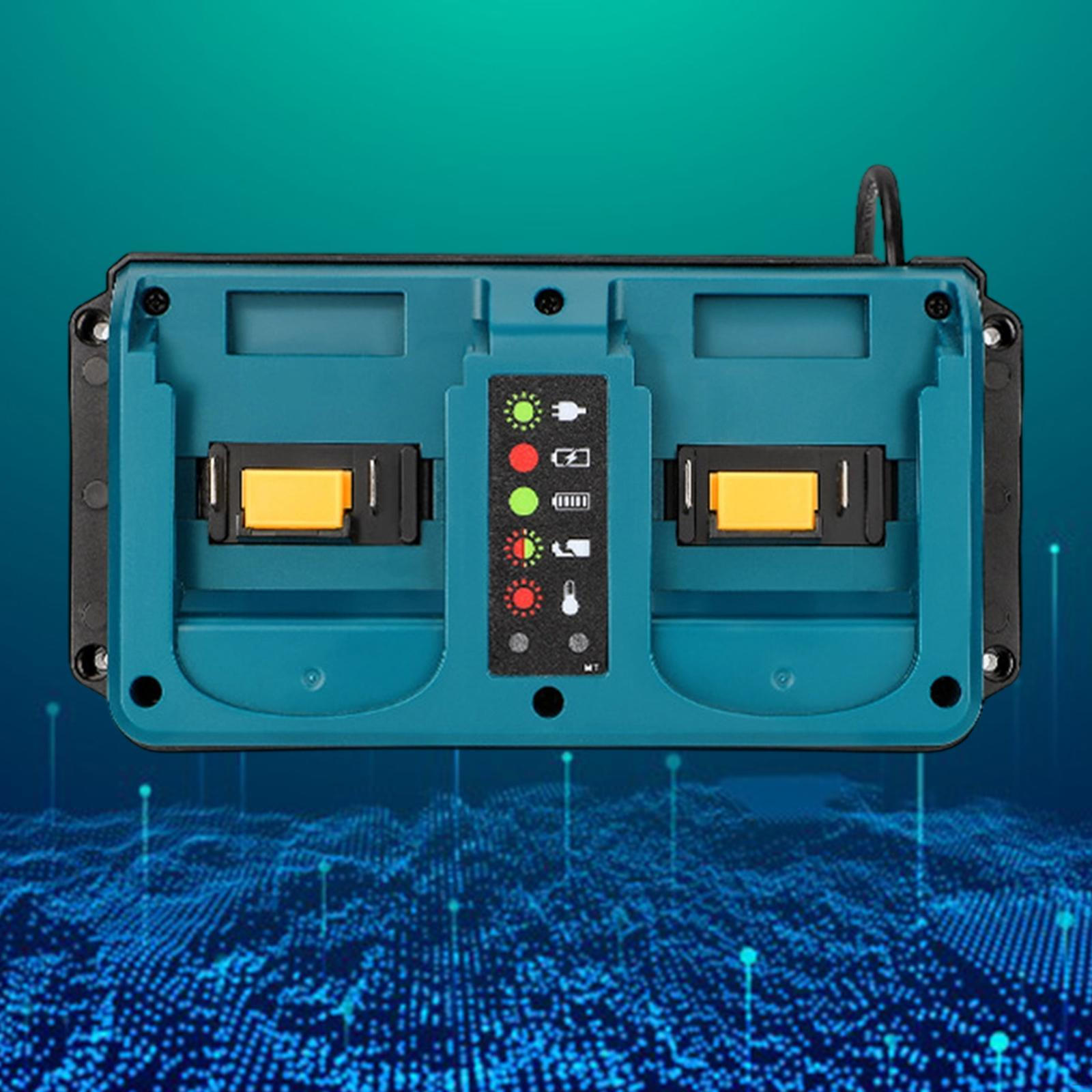 Power Tool Li Battery Chargers CH07 Fast 2 Ports US Adapter Plug
Power Tool Li Battery Chargers CH07 Fast 2 Ports US Adapter Plug