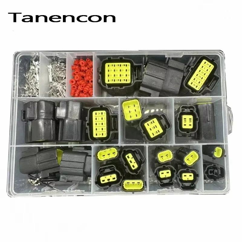 1 Set AMP Car 1.8 mm 1/2/4/6/8/10/12/16 Pin Waterproof Plug Connector Sets Kits with Crimp Terminal and Rubber Seals 1 Set
1 Set AMP Car 1.8 mm 1/2/4/6/8/10/12/16 Pin Waterproof Plug Connector Sets Kits with Crimp Terminal and Rubber Seals 1 Set