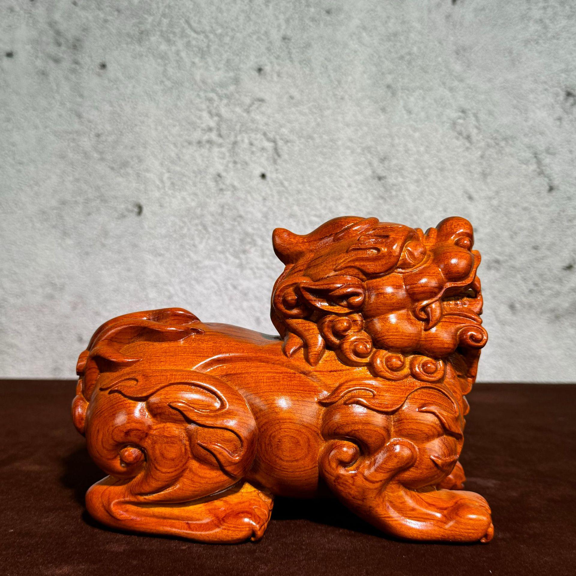 Ebony Carved Pixiu Solid Wood Pair - Home Cabinet Decoration & Craft Gift 11cm Pixiu
Ebony Carved Pixiu Solid Wood Pair - Home Cabinet Decoration & Craft Gift 11cm Pixiu