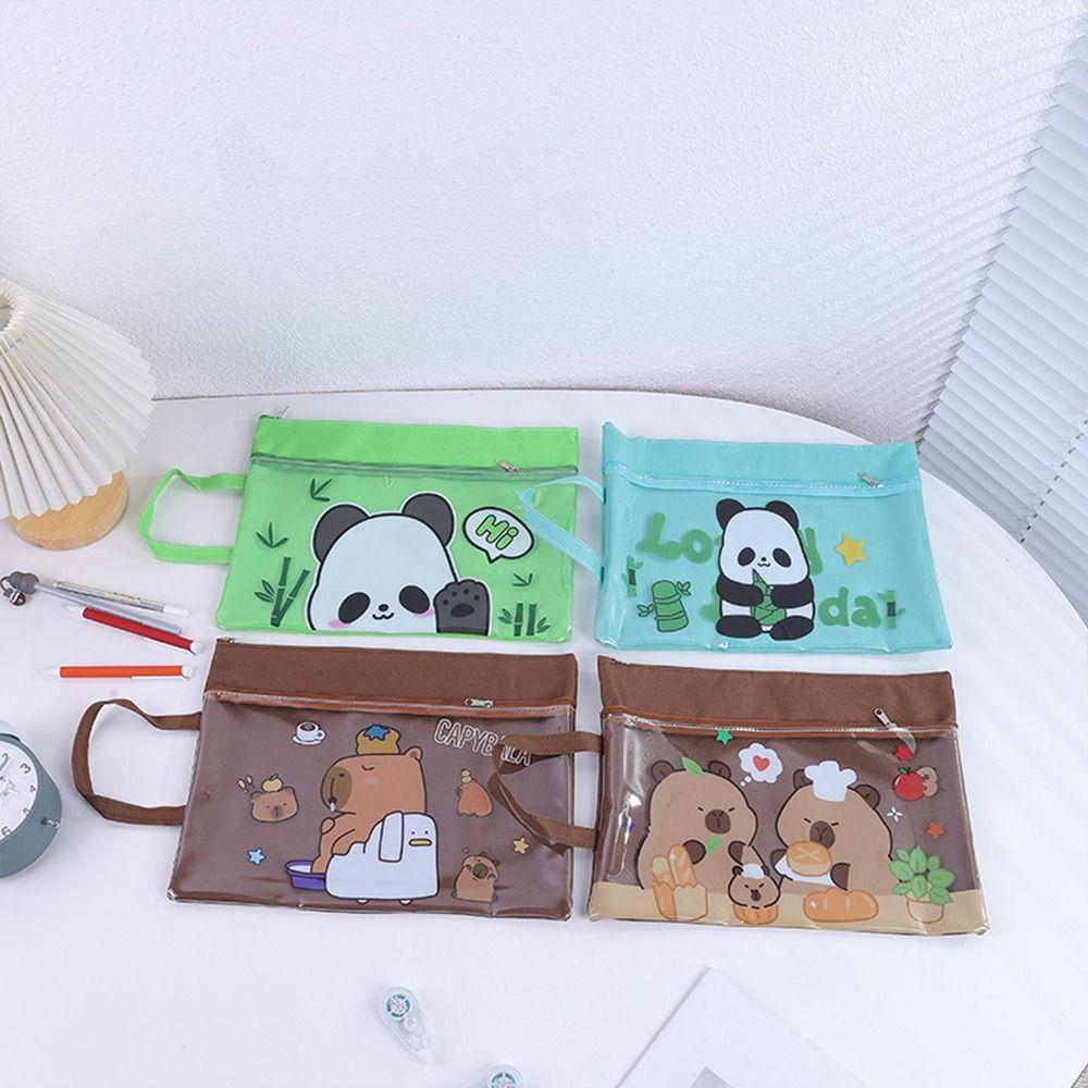 Large Capacity Zipper Bag Capybara Homework Storage Bag Durable File Folder Bags 4
Large Capacity Zipper Bag Capybara Homework Storage Bag Durable File Folder Bags 4