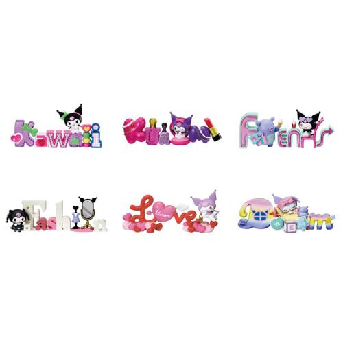 Re-ment Sanrio Kuromi Words Collection 1 Box H85 x W145 x D275 ATBC-PVC, ABS
Re-ment Sanrio Kuromi Words Collection 1 Box H85 x W145 x D275 ATBC-PVC, ABS