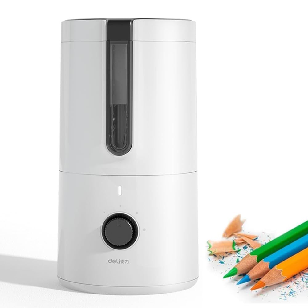 Deli Electric Rechargeable Automatic Pencil Fits 5 Adjustable Sharpness Stylish Pencil Sharpener for Perfect for School Entrance and Graduation белый
Deli Electric Rechargeable Automatic Pencil Fits 5 Adjustable Sharpness Stylish Pencil Sharpener for Perfect for School Entrance and Graduation белый