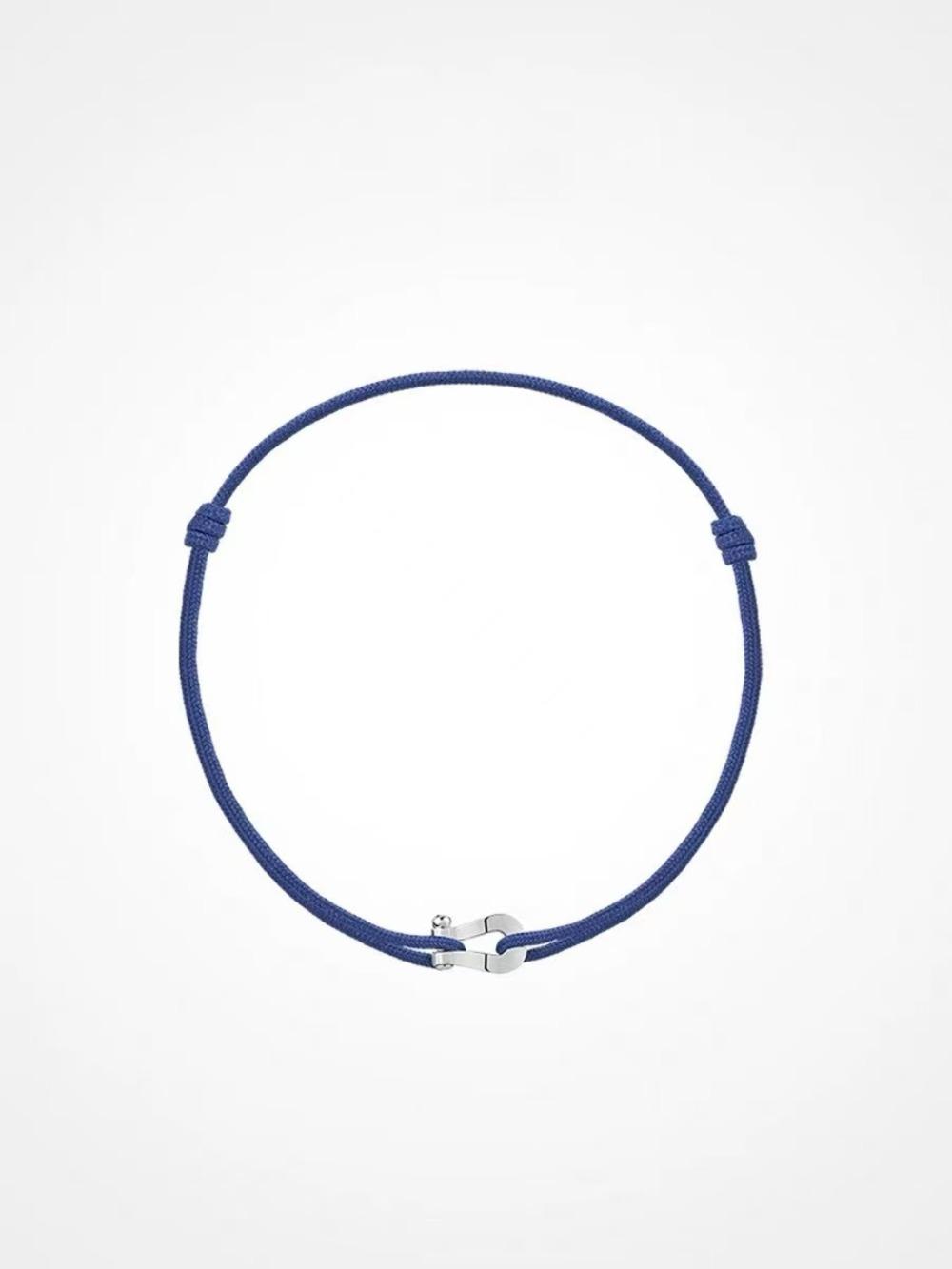 Single rope braided horseshoe buckle bracelet Color rope braided adjustable stainless steel pendant braided steel horseshoe buckle bracelet
Single rope braided horseshoe buckle bracelet Color rope braided adjustable stainless steel pendant braided steel horseshoe buckle bracelet