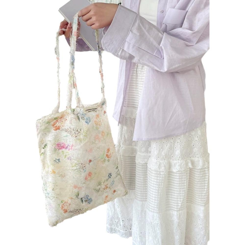 Ins Sweet Dopamine Flower Bag Lightweight Elegant Lace Shoulder Bag Large Capacity Korean Style Fairy Underarm Bag Spring Summer
Ins Sweet Dopamine Flower Bag Lightweight Elegant Lace Shoulder Bag Large Capacity Korean Style Fairy Underarm Bag Spring Summer