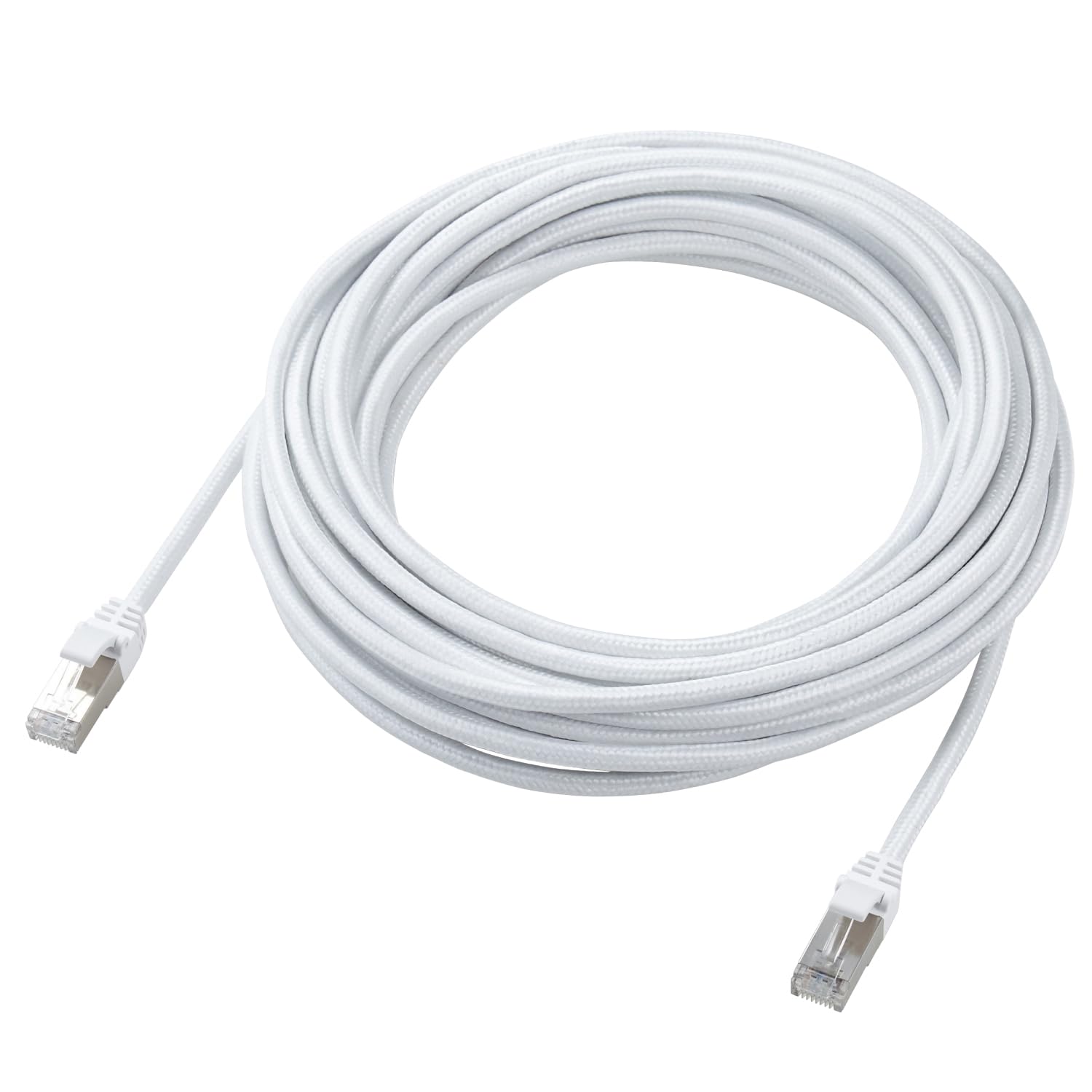 ELECOM LAN Cable CAT7 10m 10Gbps Nail Break Prevention Mesh Cable White ECLD-TWSM/WH100 білий
ELECOM LAN Cable CAT7 10m 10Gbps Nail Break Prevention Mesh Cable White ECLD-TWSM/WH100 білий