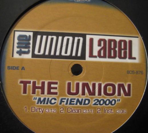 12inch Record UNION - Mic Fiend 2000 BDS876 The Union Label 2000 US Rap & Hip-Hop/R&B Used
12inch Record UNION - Mic Fiend 2000 BDS876 The Union Label 2000 US Rap & Hip-Hop/R&B Used