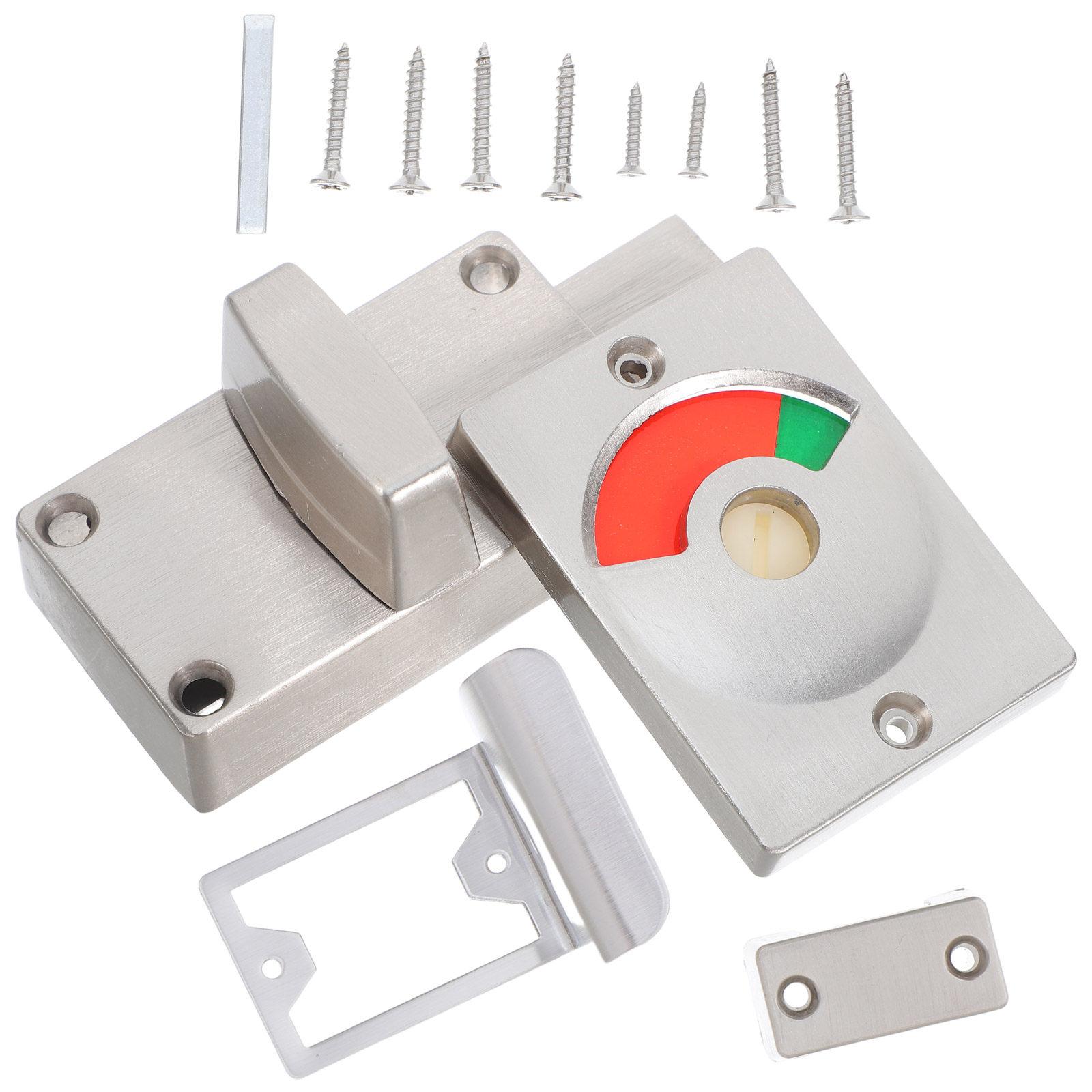1Set Long Life Stainless Steel Door Lock with Red Green Occupied Vacant Sign for Public Restroom Shower Door Bathroom Stall Lock China Mainland
1Set Long Life Stainless Steel Door Lock with Red Green Occupied Vacant Sign for Public Restroom Shower Door Bathroom Stall Lock China Mainland