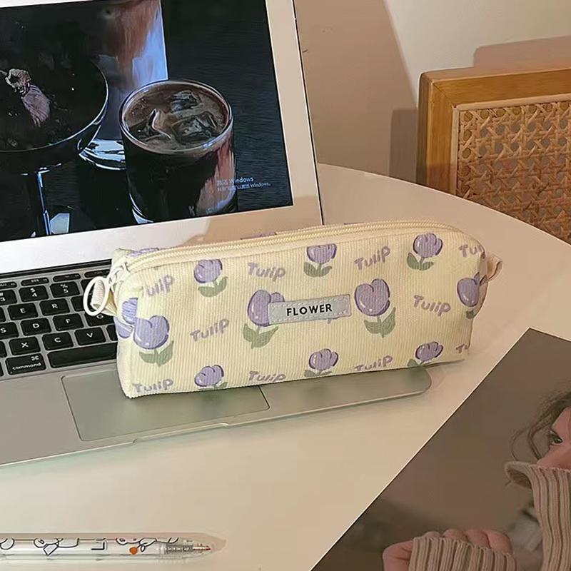 Portable Tulip Pencil Cases Large Capacity Pencil Bag School Supplies Pencils Pouch Multi-function Cosmetics Bag
Portable Tulip Pencil Cases Large Capacity Pencil Bag School Supplies Pencils Pouch Multi-function Cosmetics Bag