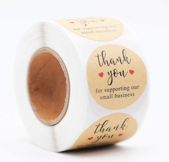 500pc/roll 1inch Thank You for Supporting My Small Business Stickers Sealing Business Stationery Sticker for Store Shopping
500pc/roll 1inch Thank You for Supporting My Small Business Stickers Sealing Business Stationery Sticker for Store Shopping
