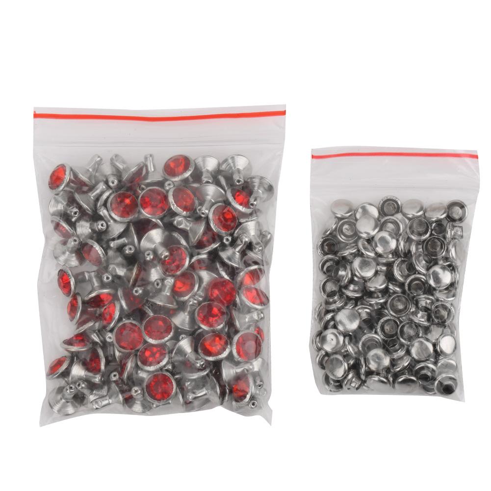 B Acrylic Diamond 8mm Decorative DIY Stud Clothing Accessory 8mm Silver Edge CrystalBright Red
B Acrylic Diamond 8mm Decorative DIY Stud Clothing Accessory 8mm Silver Edge CrystalBright Red