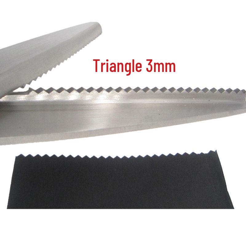 Изогнутые ножницы для кружева и ткани с зигзагообразным краем «собачий зуб»
Изогнутые ножницы для кружева и ткани с зигзагообразным краем «собачий зуб»