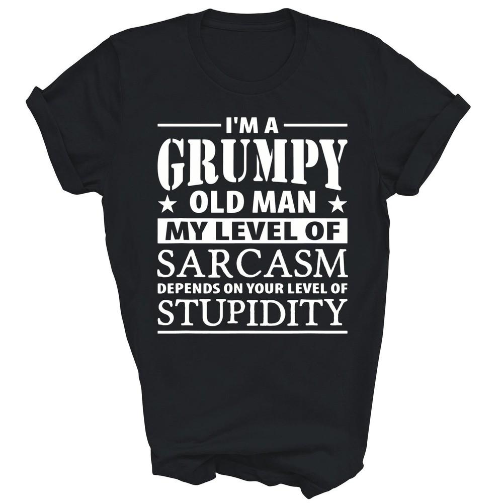 Im A Grumpy Old Man My Level Of Sarcasm Funny Unisex Shirt Gift 3XL
Im A Grumpy Old Man My Level Of Sarcasm Funny Unisex Shirt Gift 3XL
