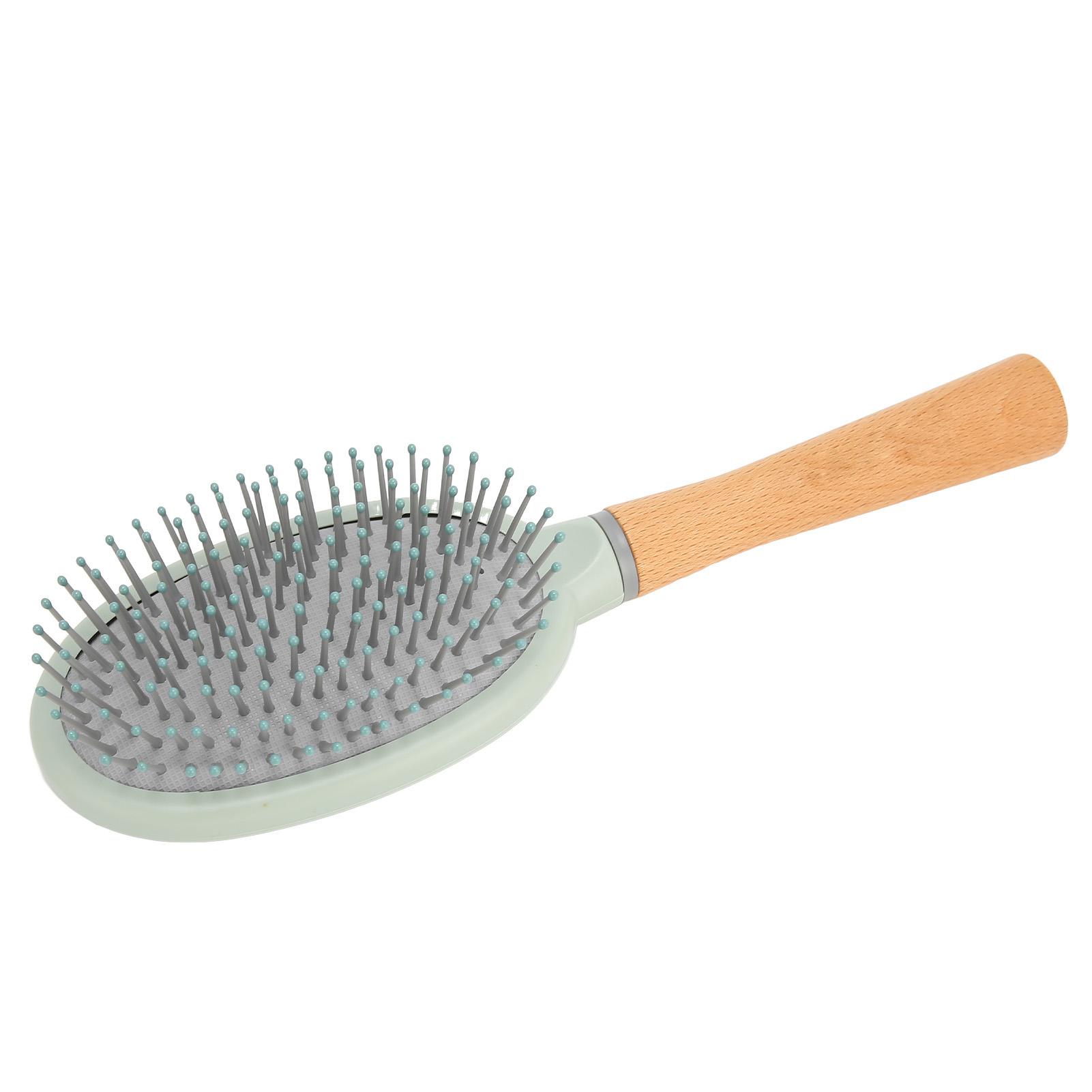Detangling Hair Brush Portable Wooden Handle Scalp Massage Paddle Brush Styling Tool for Wet Dry Hair
Detangling Hair Brush Portable Wooden Handle Scalp Massage Paddle Brush Styling Tool for Wet Dry Hair
