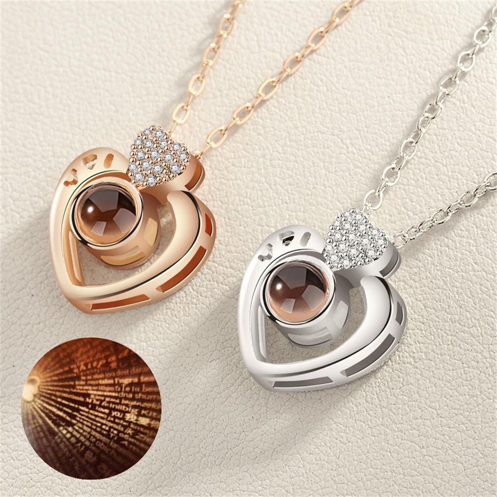Gift Jewelry Round Pattern Microscopic Carvings Light I Love You Projection Necklace 100 Languages
Gift Jewelry Round Pattern Microscopic Carvings Light I Love You Projection Necklace 100 Languages