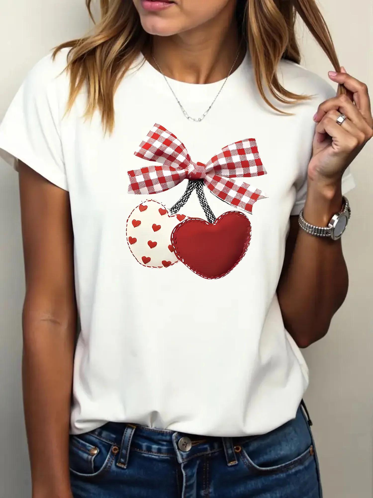 Womens Heart Print Round Neck Sleeve Sporty Style Simple and Athletic Printed Design Sweet and Cute Fashionable and Comfortable 4XL
Womens Heart Print Round Neck Sleeve Sporty Style Simple and Athletic Printed Design Sweet and Cute Fashionable and Comfortable 4XL