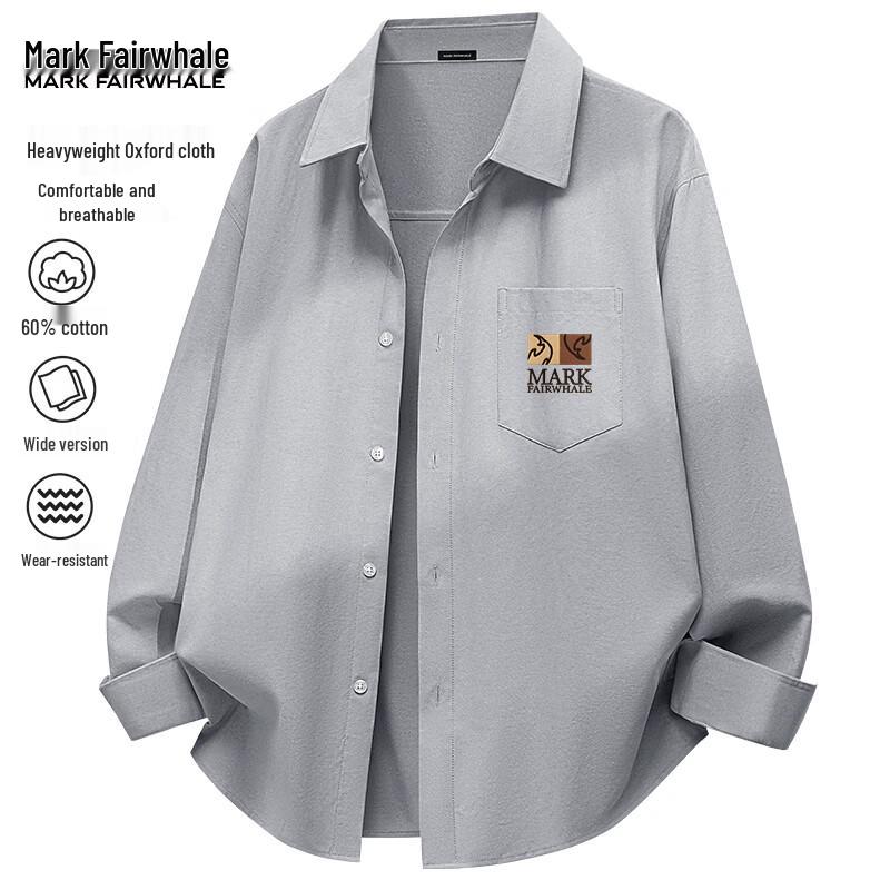 Mark Fairwhale Men s Premium Oxford Casual Long-Sleeve Shirt M
Mark Fairwhale Men s Premium Oxford Casual Long-Sleeve Shirt M