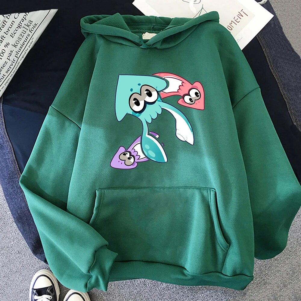 Толстовка с капюшоном Splatoon 3 WoUnisex, эстетичная уличная одежда, забавные толстовки Kawaii с рисунком, женские осенне-зимние повседневные флисовые толстовки с капюшоном
Толстовка с капюшоном Splatoon 3 WoUnisex, эстетичная уличная одежда, забавные толстовки Kawaii с рисунком, женские осенне-зимние повседневные флисовые толстовки с капюшоном