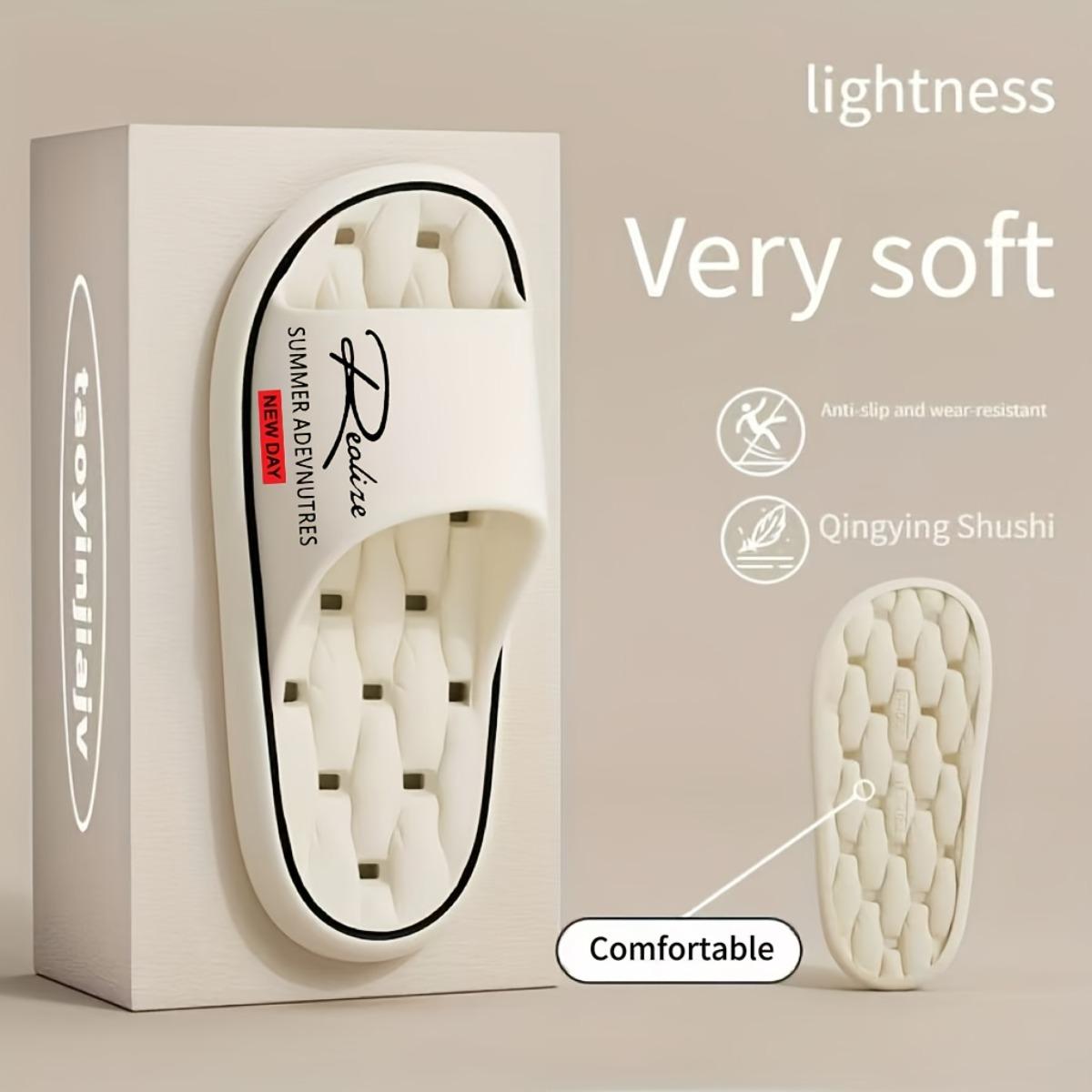 Elegant and Great EVA Slippers, Non Slip, Casual Slippers, Ribbed Texture - Perfect for Indoor/outdoor Use, Unisex, All Season, Multi Colored Options 36-37 білий
Elegant and Great EVA Slippers, Non Slip, Casual Slippers, Ribbed Texture - Perfect for Indoor/outdoor Use, Unisex, All Season, Multi Colored Options 36-37 білий