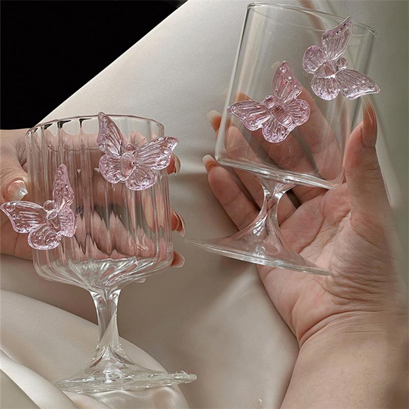 Pink Bow Goblet Transparent Glass Champagne Glasses Ice Cold Drink Whiskey Juice Cup Cute Dessert Cup Fashion Drinkware Gift 301-400ml
Pink Bow Goblet Transparent Glass Champagne Glasses Ice Cold Drink Whiskey Juice Cup Cute Dessert Cup Fashion Drinkware Gift 301-400ml