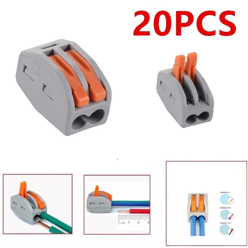 20PCS Быстрый многоразовый пружинный рычаг Клеммный блок Электрический 2P Кабельный разъем Провод 2Way
20PCS Быстрый многоразовый пружинный рычаг Клеммный блок Электрический 2P Кабельный разъем Провод 2Way