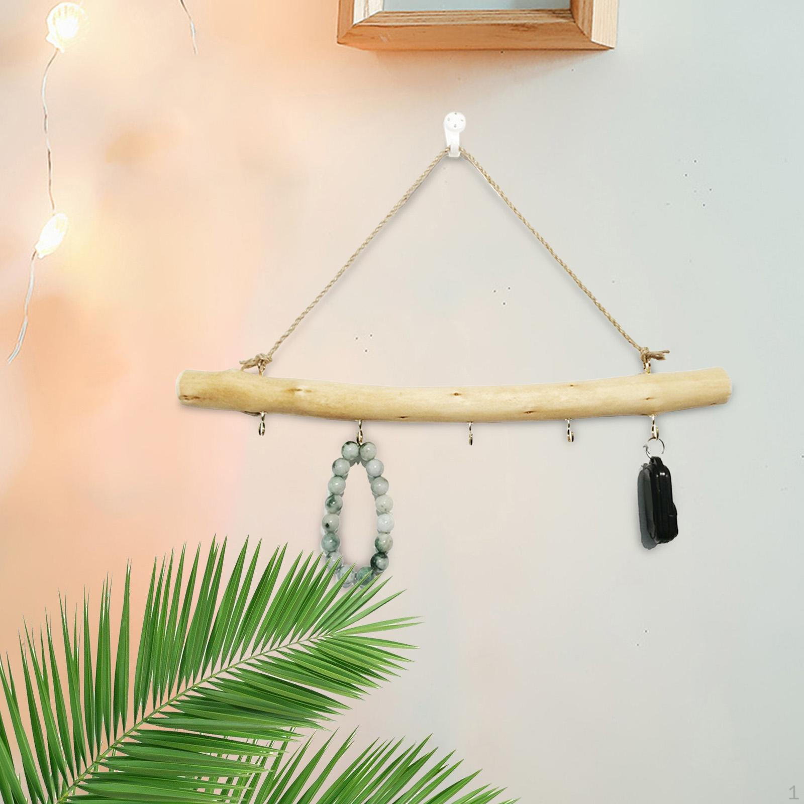 15 inch Driftwood Branch Hook for Wall Mounting with Twine Rope, Wooden Hanger Closet and Porch straight
15 inch Driftwood Branch Hook for Wall Mounting with Twine Rope, Wooden Hanger Closet and Porch straight