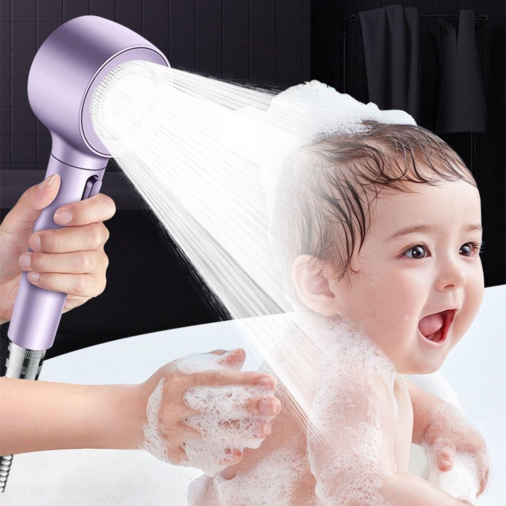 Handheld 3D Shower Head Pressurized Flip Showerhead High Pressure Shower Spray Replacement Kit фіолетовий
Handheld 3D Shower Head Pressurized Flip Showerhead High Pressure Shower Spray Replacement Kit фіолетовий