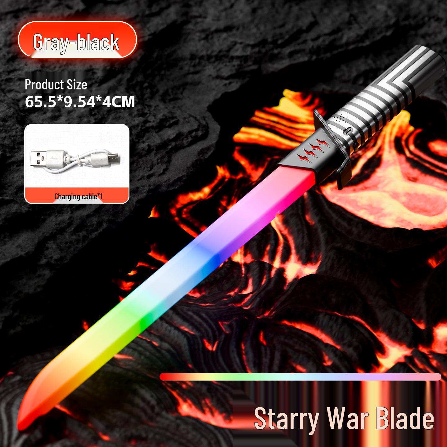Flash Luminous Laser Sword Toy for Boys - Samurai & Treasure Design
Flash Luminous Laser Sword Toy for Boys - Samurai & Treasure Design