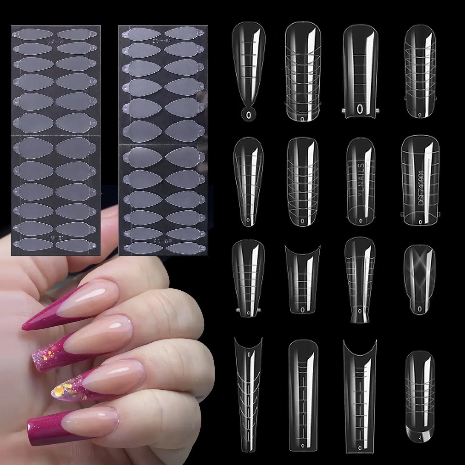 24pcs Soft Silicone French Line Dual Nail Forms False Tips Fringe Guides Sticker Pad Reusable Extension Nail Mold Manicure Tools
24pcs Soft Silicone French Line Dual Nail Forms False Tips Fringe Guides Sticker Pad Reusable Extension Nail Mold Manicure Tools