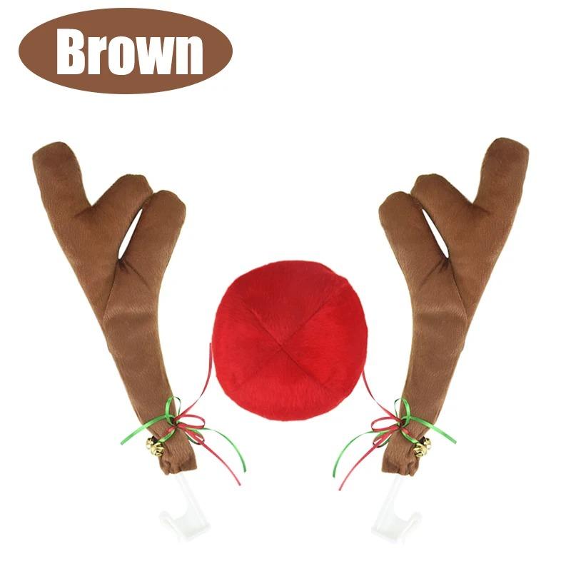 1/3/5Pairs Christmas Car Decoration Deer Horn Antlers with Red Nose Tail Holiday Gift Set Car Accessories Pendant 2026 1Pair коричневый
1/3/5Pairs Christmas Car Decoration Deer Horn Antlers with Red Nose Tail Holiday Gift Set Car Accessories Pendant 2026 1Pair коричневый