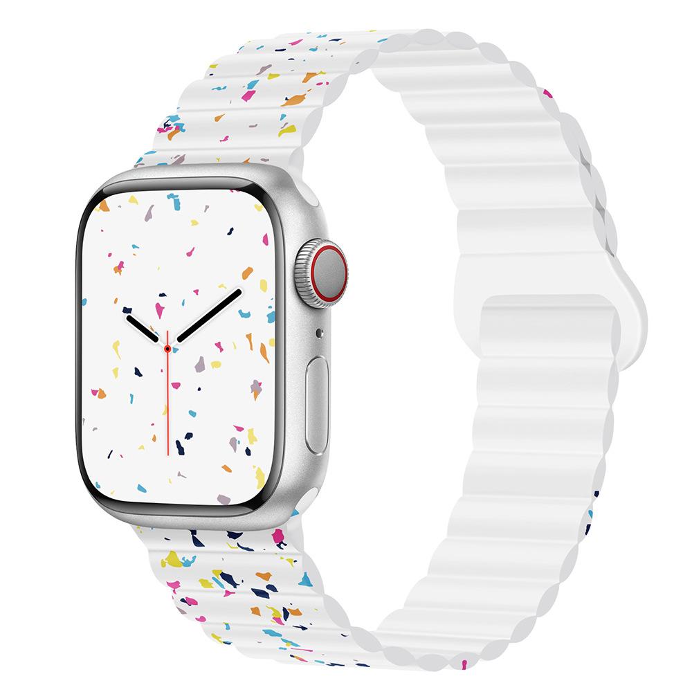 Magnetic Silicone Strap for Apple Watch Series 10 42mm/9 8 7 41mm/SE (2023) SE (2022) SE 6 5 4 40mm/3 2 1 38mm Black
Magnetic Silicone Strap for Apple Watch Series 10 42mm/9 8 7 41mm/SE (2023) SE (2022) SE 6 5 4 40mm/3 2 1 38mm Black