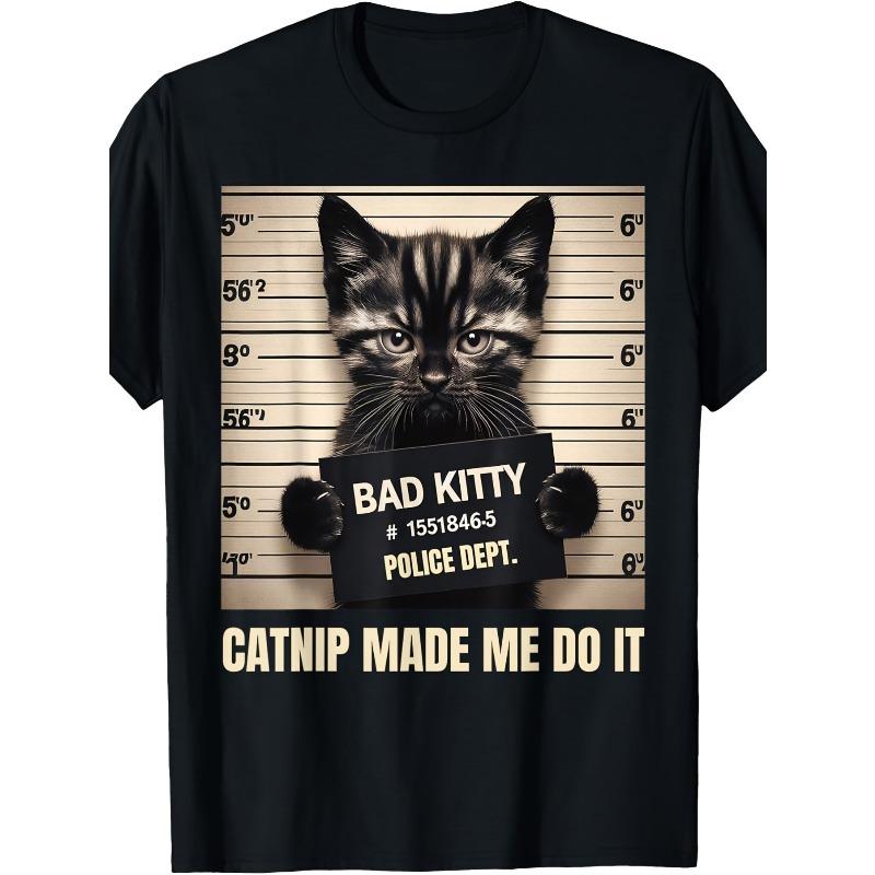 European sizes Funny cat lover T-shirt bad kitten pattern print shirt with I was forced by pet herbs humorous design 4XL чорний
European sizes Funny cat lover T-shirt bad kitten pattern print shirt with I was forced by pet herbs humorous design 4XL чорний