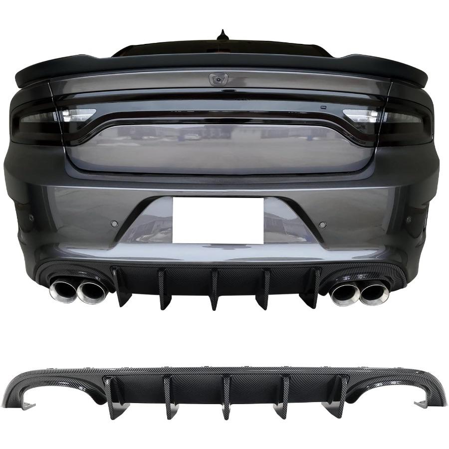 Rear Bumper Diffuser Compatible with 20152025 Dodge Charger IKON V1 Style Carbon Fiber Print PP Quad Exhaust Rear Diffuser Lip United States
Rear Bumper Diffuser Compatible with 20152025 Dodge Charger IKON V1 Style Carbon Fiber Print PP Quad Exhaust Rear Diffuser Lip United States