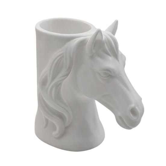 3D Printed Horse Head Pen Holder Practical Desk Organizer for Pencils Markers Creative Office Home Decor Unique Gift for Students білий
3D Printed Horse Head Pen Holder Practical Desk Organizer for Pencils Markers Creative Office Home Decor Unique Gift for Students білий