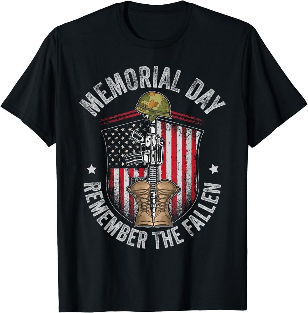 Memorial Day Remember The Fallen Veterans Day Veteran Gift Unisex T-Shirt S
Memorial Day Remember The Fallen Veterans Day Veteran Gift Unisex T-Shirt S