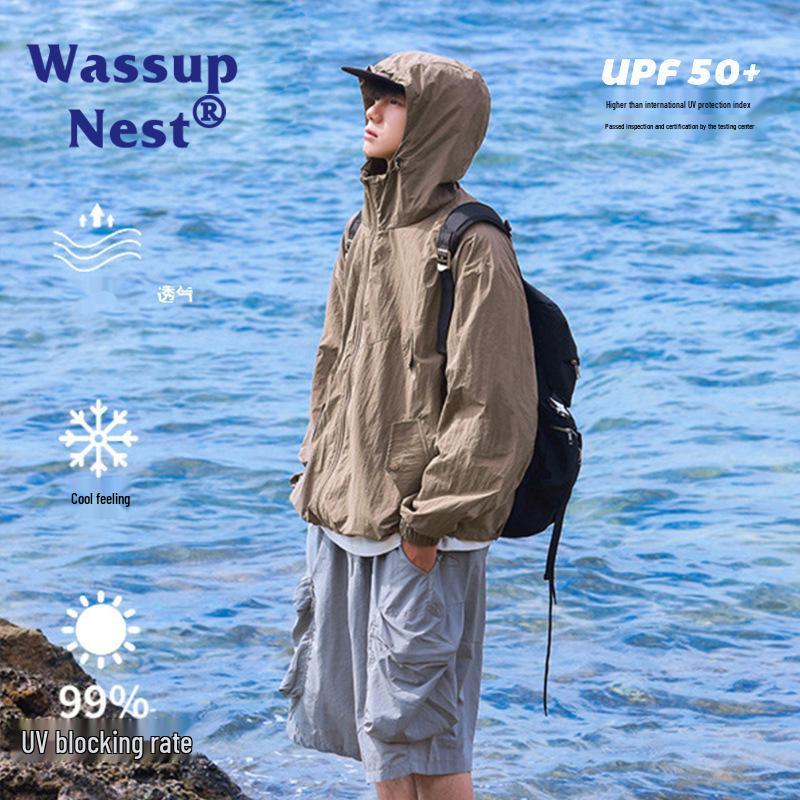 WASSUP Unisex 2024 Summer Ice Silk Lightweight UV Protection Hooded Jacket 2XL fits 145-160 jin світло-зелений колір
WASSUP Unisex 2024 Summer Ice Silk Lightweight UV Protection Hooded Jacket 2XL fits 145-160 jin світло-зелений колір