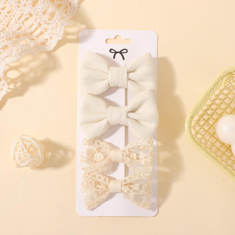 4Pcs New Solid Color Lace Hair Clips for Girls Handmade Velvet Bowknot Baby Hairpins Sweet Headwear Kids Hair Accessories Gifts
4Pcs New Solid Color Lace Hair Clips for Girls Handmade Velvet Bowknot Baby Hairpins Sweet Headwear Kids Hair Accessories Gifts