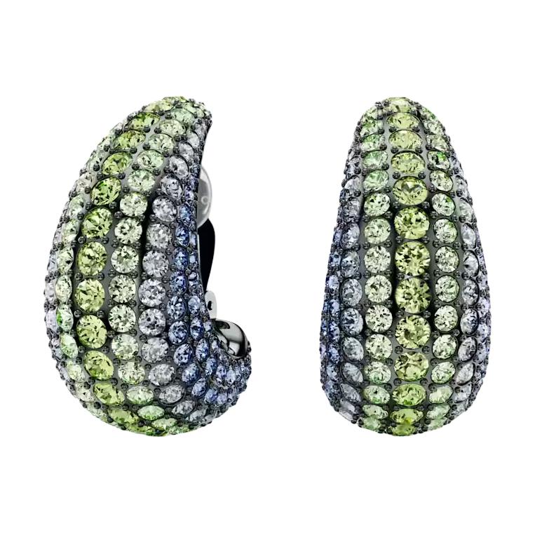 Swarovski Sublima Teardrop Shaped Paved Imitation Crystal Rhodium Plated Earrings Women earrings Blue Green 5692111 Box (Random Color)
Swarovski Sublima Teardrop Shaped Paved Imitation Crystal Rhodium Plated Earrings Women earrings Blue Green 5692111 Box (Random Color)