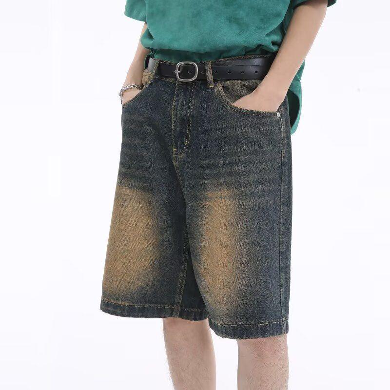 Мужские ретро укороченные джинсы широкого кроя: Повседневные, Модные, Свободные и Универсальные Драпированные Брюки Прямого Кроя XL
Мужские ретро укороченные джинсы широкого кроя: Повседневные, Модные, Свободные и Универсальные Драпированные Брюки Прямого Кроя XL