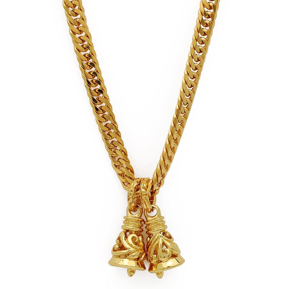 Ожерелье Cut Double Kihei 18k GP Twin Bell Ожерелье Crane Bell Gold 18K Finish Bell Double Bell Подвеска HIPHOP B Series 50 см 60 см Эксклюзивная коробка
Ожерелье Cut Double Kihei 18k GP Twin Bell Ожерелье Crane Bell Gold 18K Finish Bell Double Bell Подвеска HIPHOP B Series 50 см 60 см Эксклюзивная коробка