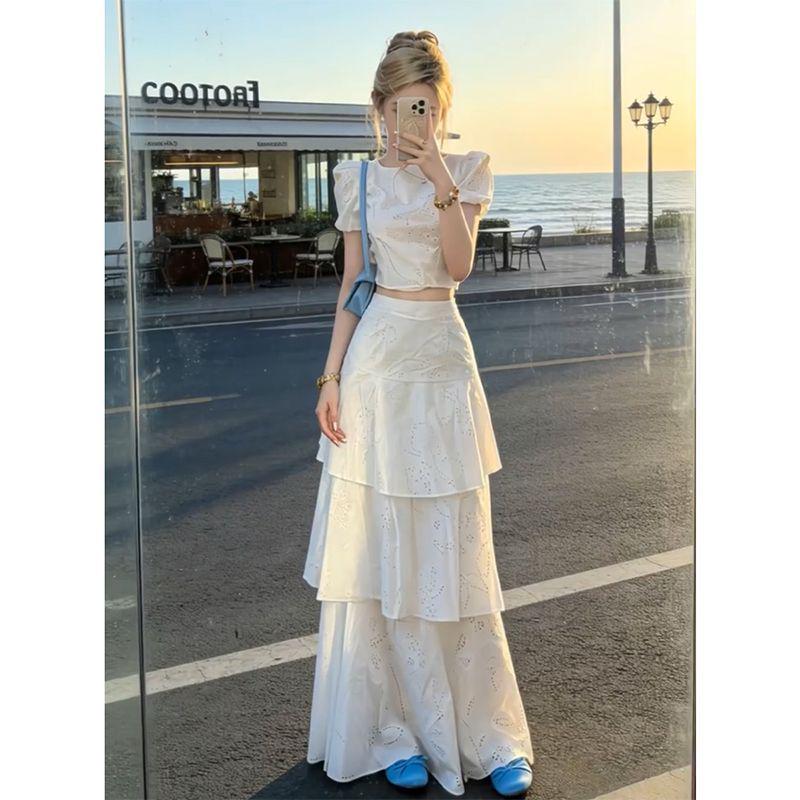 Women s Spring 2026 Sweet & Spicy Cropped Top with High-Waisted Slim Patchwork Skirt Set L
Women s Spring 2026 Sweet & Spicy Cropped Top with High-Waisted Slim Patchwork Skirt Set L
