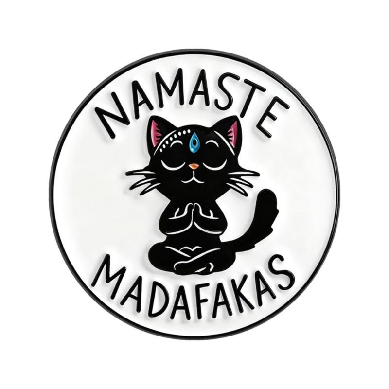 Yoga Meditation Inspired Cartoon Cats Enamel Pin Brooch with Pose for Animal Lovers Humorous Gift 1
Yoga Meditation Inspired Cartoon Cats Enamel Pin Brooch with Pose for Animal Lovers Humorous Gift 1