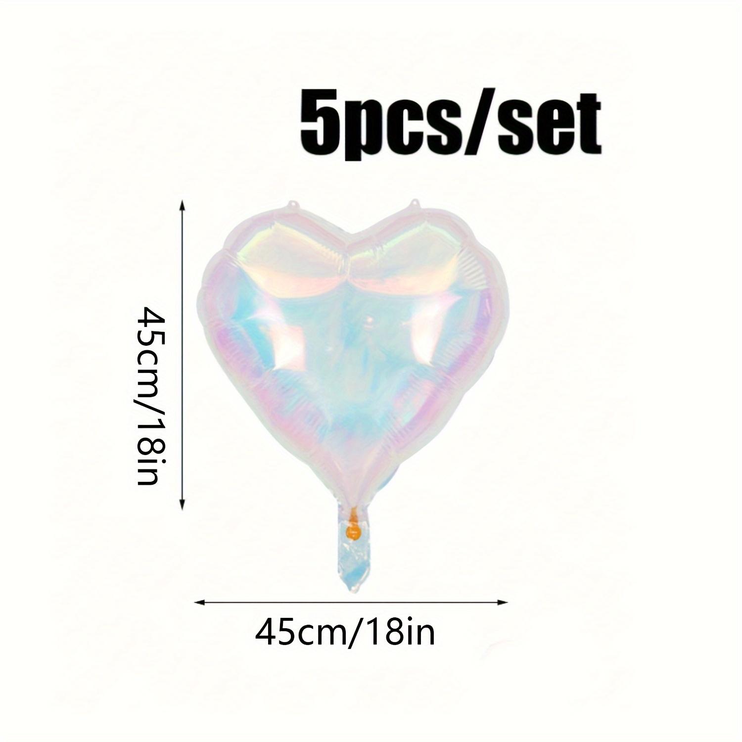 6 шт. голографических фольгированных шаров в форме сердца - идеально подходят для свадеб, дней рождения и помолвок - переливающиеся украшения для вечеринок, переливающиеся шары в форме сердца 6pcs
6 шт. голографических фольгированных шаров в форме сердца - идеально подходят для свадеб, дней рождения и помолвок - переливающиеся украшения для вечеринок, переливающиеся шары в форме сердца 6pcs