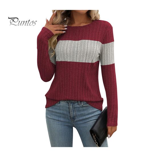 Женские топы с круглым вырезом и длинным рукавом, цветные ребристые трикотажные топы свободного кроя, повседневные свитера, повседневная одежда 2XL вино красного
Женские топы с круглым вырезом и длинным рукавом, цветные ребристые трикотажные топы свободного кроя, повседневные свитера, повседневная одежда 2XL вино красного